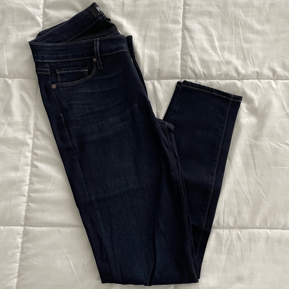 PAIGE Verdugo Ankle Denim Jeans Mid Rise